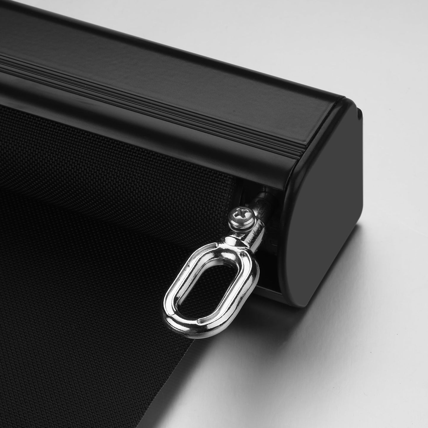 Superjoe 6x8 ft Crank Outdoor Operated Roller Shade Patio Cordless Blinds 95% Block, Black