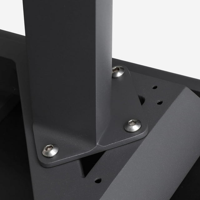 Royalcraft Patio Dining Expandable Table, 59"- 75" Aluminum Outdoor Dining Table, Rectangular Patio Table with Adjustable Feet, Metal Outdoor Table for 4-8 Person, Backyard Garden Porch Deck, Grey