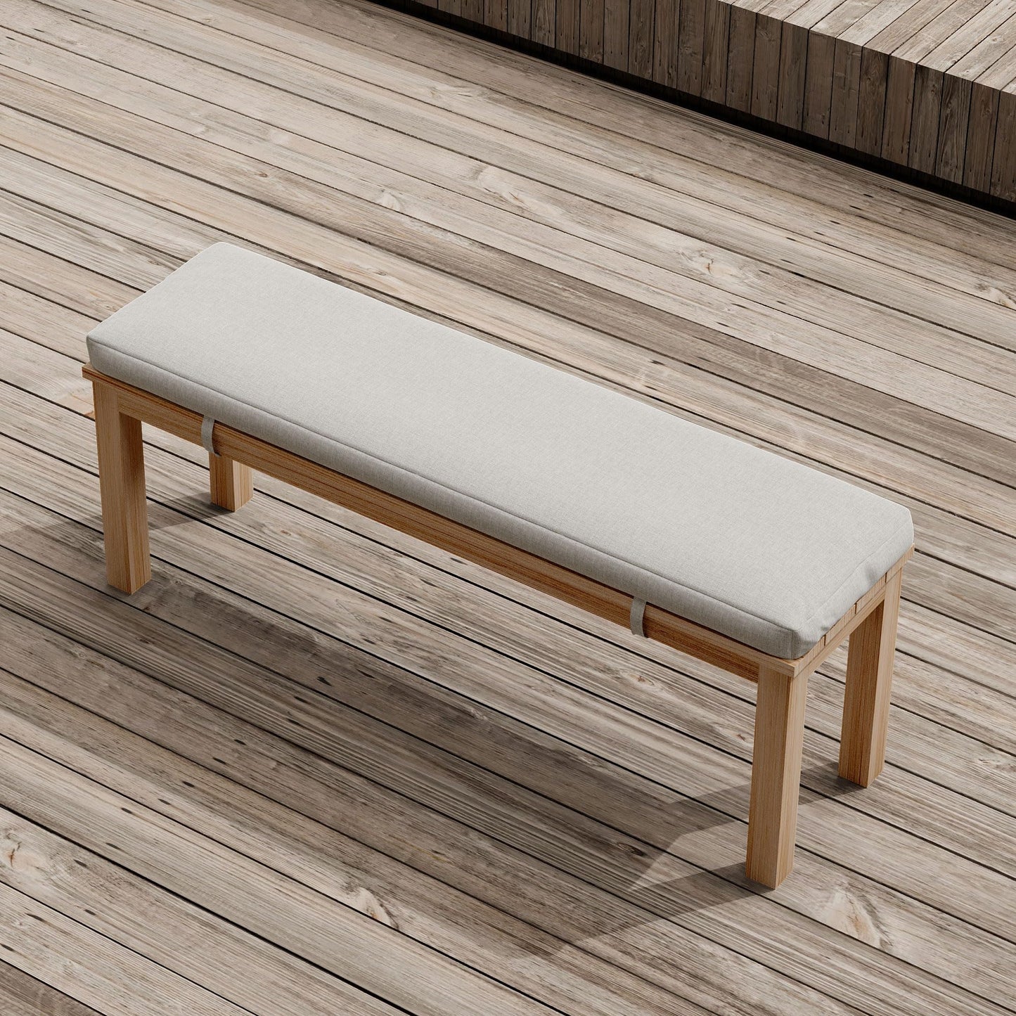 May in Color Aluminium Bench, Brown