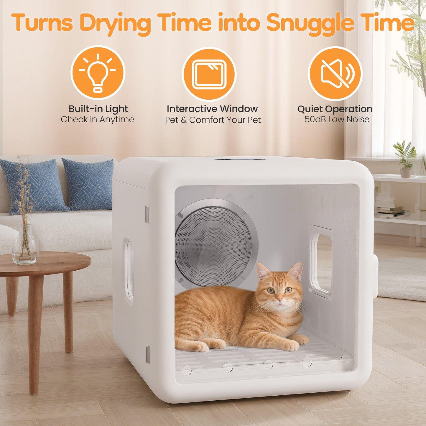 Heynemo Smart Pet Dryer Box for Cats & Small Dogs