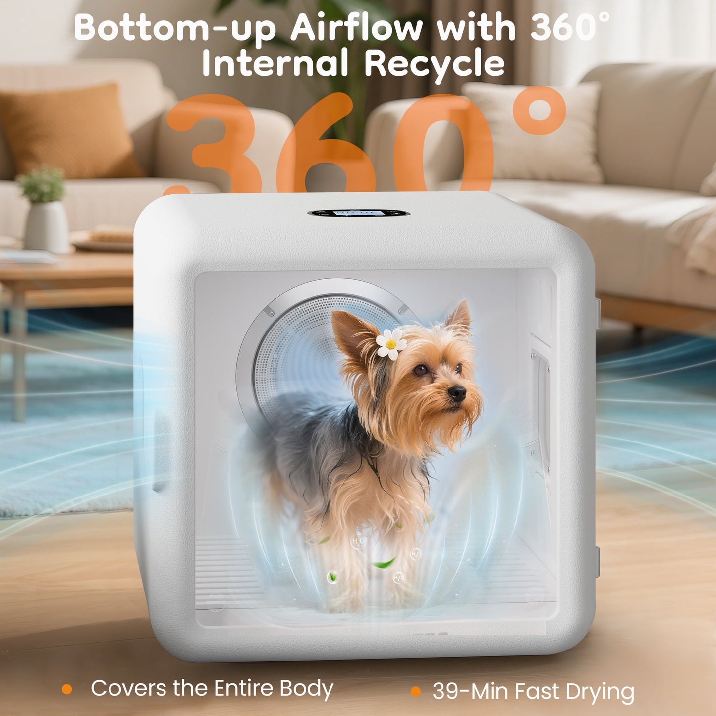 Heynemo Smart Pet Dryer Box for Cats & Small Dogs