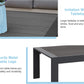 Aluminum Patio Furniture Set 4 Pcs
