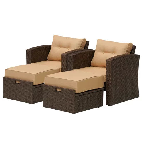 Royalcraft Outdoor Patio Furniture,10 Pieces All-Weather Patio Conversation Set Wicker Sectional Sofa with Non-slip Cushions,Aluminum Frame,Grey