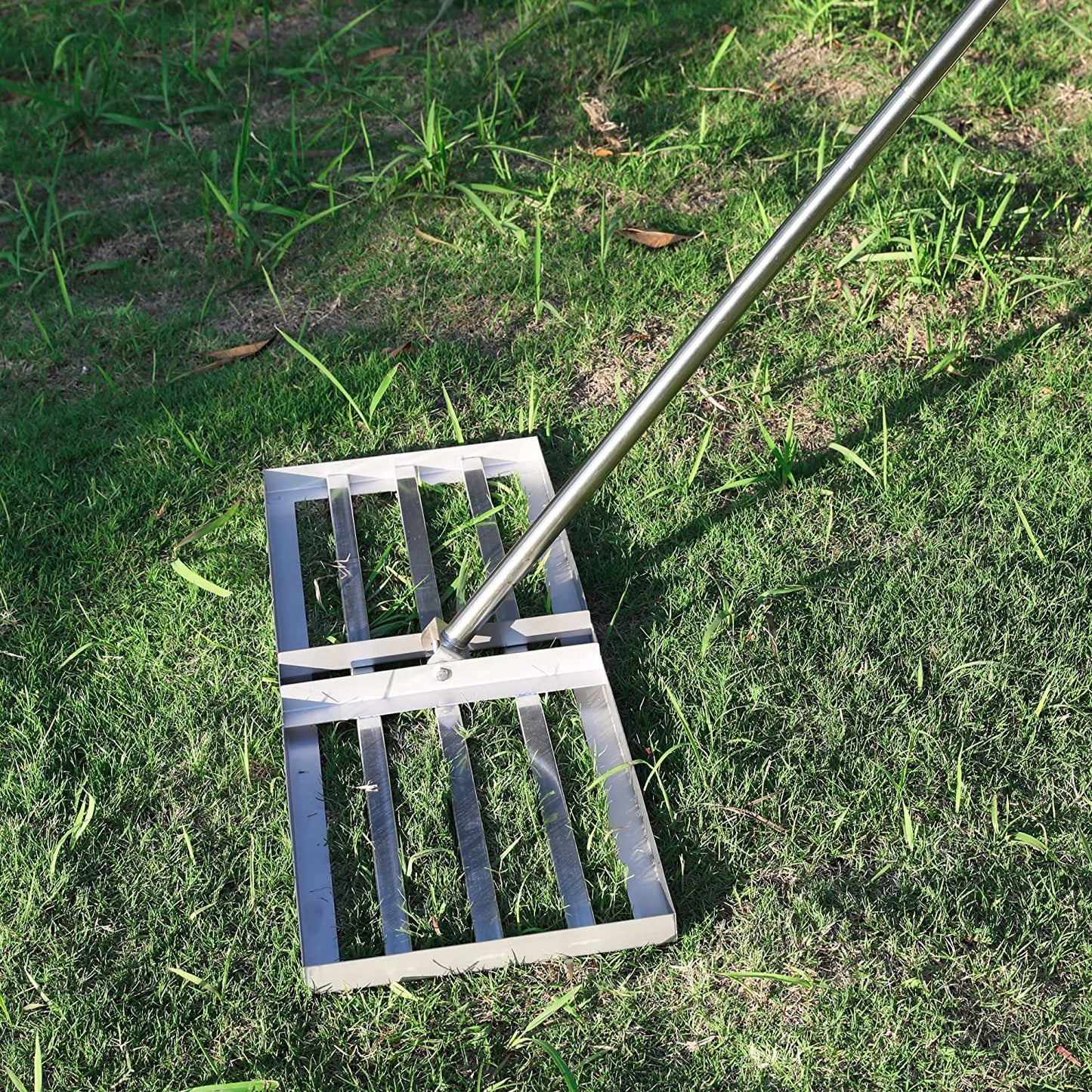 Lawn Leveling Rake Stainless Steel Landscape Lawn Leveler Tool