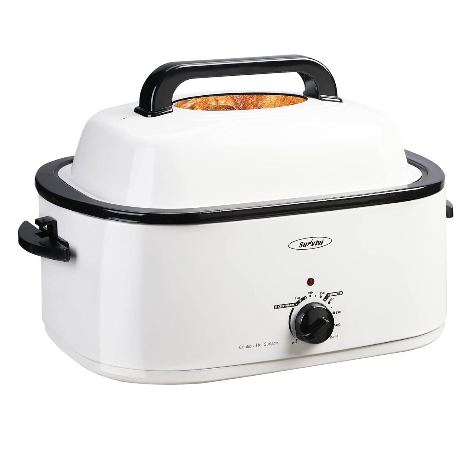 Oster - Not only does this large capacity roaster fit a 26-pound