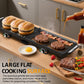 Heynemo 1600W Electric Griddle with Dual Cooking Zones