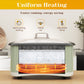 Heynemo 8QT 12-in-1 Programmable Slow Cooker, Multi-Cooker with Timer, Temperature Control, Removable Non-Stick Pot & Dishwasher-Safe Glass Lid, Green