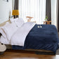 Electric Blanket King Size with Dual Controllers,10 Heating Levels& 12 hours Auto-off,Overheat Protection,Blue-2