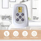 Superjoe Electric Blanket King Size 100" x 90" Heated Blanket, Dual Controllers 10 Heat Settings Auto-off Timer, Grey