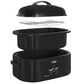 RoyaIcraft Electric Roaster Oven with Self-Basting Lid and Removable Pan, 20 Qt, Black