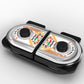 Heynemo Double Waffle Maker with Adjustable Temp, Heart Waffle & Classic Waffle Iron