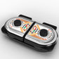 Heynemo Double Waffle Maker with Adjustable Temp, Heart Waffle & Classic Waffle Iron