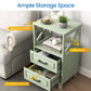 May in Color Tall Nightstand with 2 Drawers and Open Shelf Above, Ideal for Bedroom, Living Room, Home Office