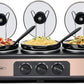 Sunvivi 1.5 Quart Triple Slow Cooker Buffet Server with 3 Ceramic Pots and Glass Lids, 4.5 Qt