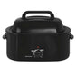 26 Quart Electric Roaster Oven Stainless Steel Turkey Roaster Oven, Self-Basting Lid Removable Insert Pot, Black