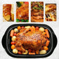 CozyHom 22-Quart Electric Roaster Oven with Visible Self-Basting Lid, Turkey Roaster Oven with Removable Pan and Rack, Perfect for Large Meals and Holiday Feasts, Black