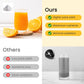 Sunvivi Dual-Head Electric Citrus Juicer with Cleaning Brush, for Fresh Orange, Lemon, Lime, Kiwi, Grapefruit