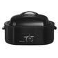 Superjoe 18 QT Electric Roaster Oven, Stainless Steel Roaster Pan for Turkey with Removable Insert Pot, Black
