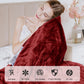 Electric Blanket Queen Size with Dual Controllers,10 Heating Levels& 12 hours Auto-off,Overheat Protection,Red