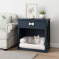 Superjoe LED Nightstand, Multi-Functional Nightstand with Drawer, End Table for Bedroom