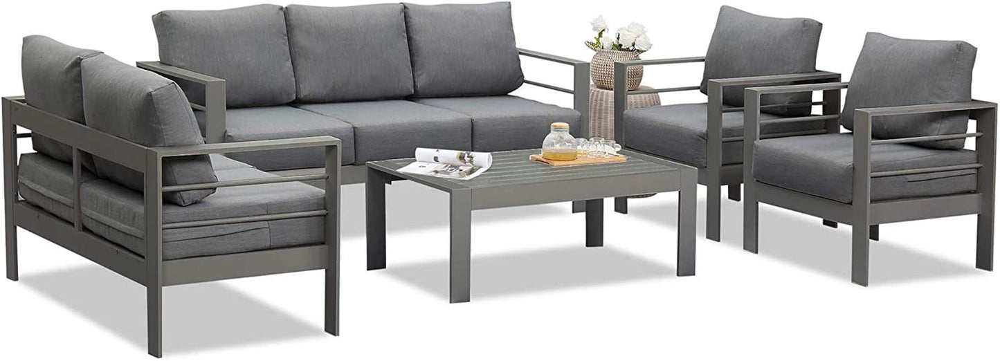 4 Pieces Aluminum Conversation Set