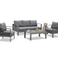 4 Piece Aluminum Sectional Sofa