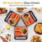 Heynemo Versatile 3-in-1 Waffle Maker & Panini Press, 1000W Electric Sandwich Maker with Removable Non-Stick Plates, Tempered Glass Lid, Cool Touch Handle & Easy Cleanup-2