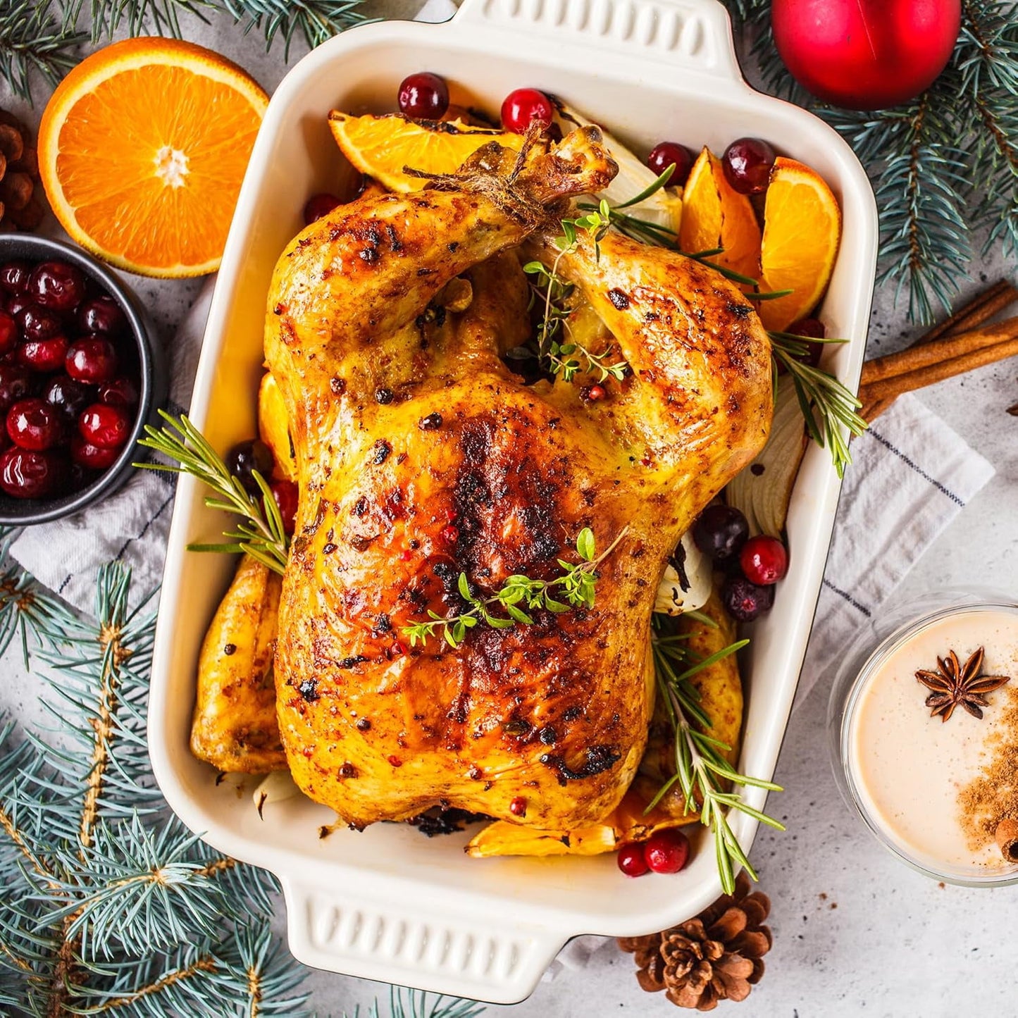 Superjoe 18QT Electric Roaster Oven, Stainless Steel Roaster Pan for Turkey with Removable Insert Pot, Grey