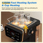 Heynemo 20 Bar Espresso Machine, 3-in-1 Hot & Iced Coffee Maker with Milk Frother, LED Touch Control, Removable 52oz Water Tank