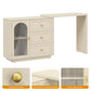 May in Color Modern Dressing Table and Chest of Drawers Combo, 3 Drawers & 1 Door, Perfect for Bedroom, Dressing Room