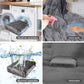 Superjoe Electric Blanket 90" x 84" Queen Size Heated Blanket, Dual Controllers 10 Heat Settings Auto-off Timer, Grey