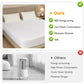 Sunvivi Twin Size Heated Mattress, Electric Bed Mattress Pad with 12-Hour Timer & 10 Heat Settings, Full Bed Warmer, Machine Washable, 39" x 75"