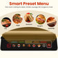 Sunvivi 3-in-1 Electric Indoor Grill & Griddle, 1600W Panini Press Sandwich Maker with 180¡ã Flat Open, Nonstick Plates, Locking Lid