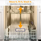 Sunvivi 24" Built-in Dishwasher, Stainless Steel Dish Washer Machine with Large 14-16 Place Settings, 8 Wash Cycles, Energy Star, Black