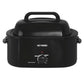 Superjoe 26 QT Electric Roaster Oven, Stainless Steel, Self-Basting Lid Removable Insert Pot for Gathering and Dining, Black