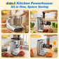 Sunvivi 4-in-1 Stand Mixer 5.3QT with Fermentation, Electric Dough Mixer with Juicer, Meat Grinder & Salad Maker