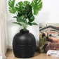 Superjoe Plant Hidden Cat Litter Box Plastic Rattan DIY Home Decor, Black