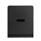Heynemo Handless Nightstand with 2 Drawers, Modern End Table for Bedroom, Living Room, Hallway, Black