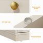 Heynemo Dresser for Bedroom with 7 Drawers, Wood Drawer Organizer for Bedroom, Living Room, Hallway, Beige