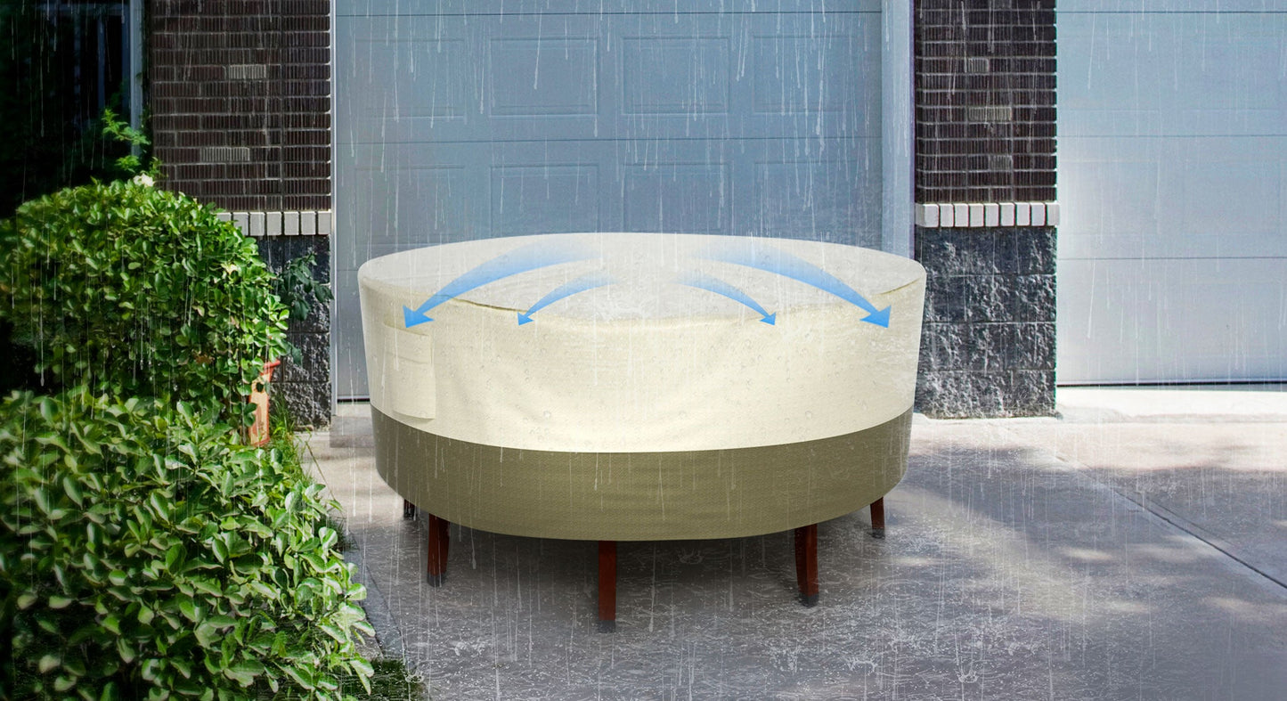 Outdoor Patio Furniture Table Set Cover, 94" x 28"