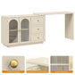 May in Color Modern Dressing Table and Chest of Drawers Combo, 3 Drawers & 2 Doors, Perfect for Bedroom, Dressing Room