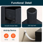 Heynemo Nightstand with 3 Drawers Set of 2, Modern Chest of Drawers for Bedroom, Living Room, Entryway, Black