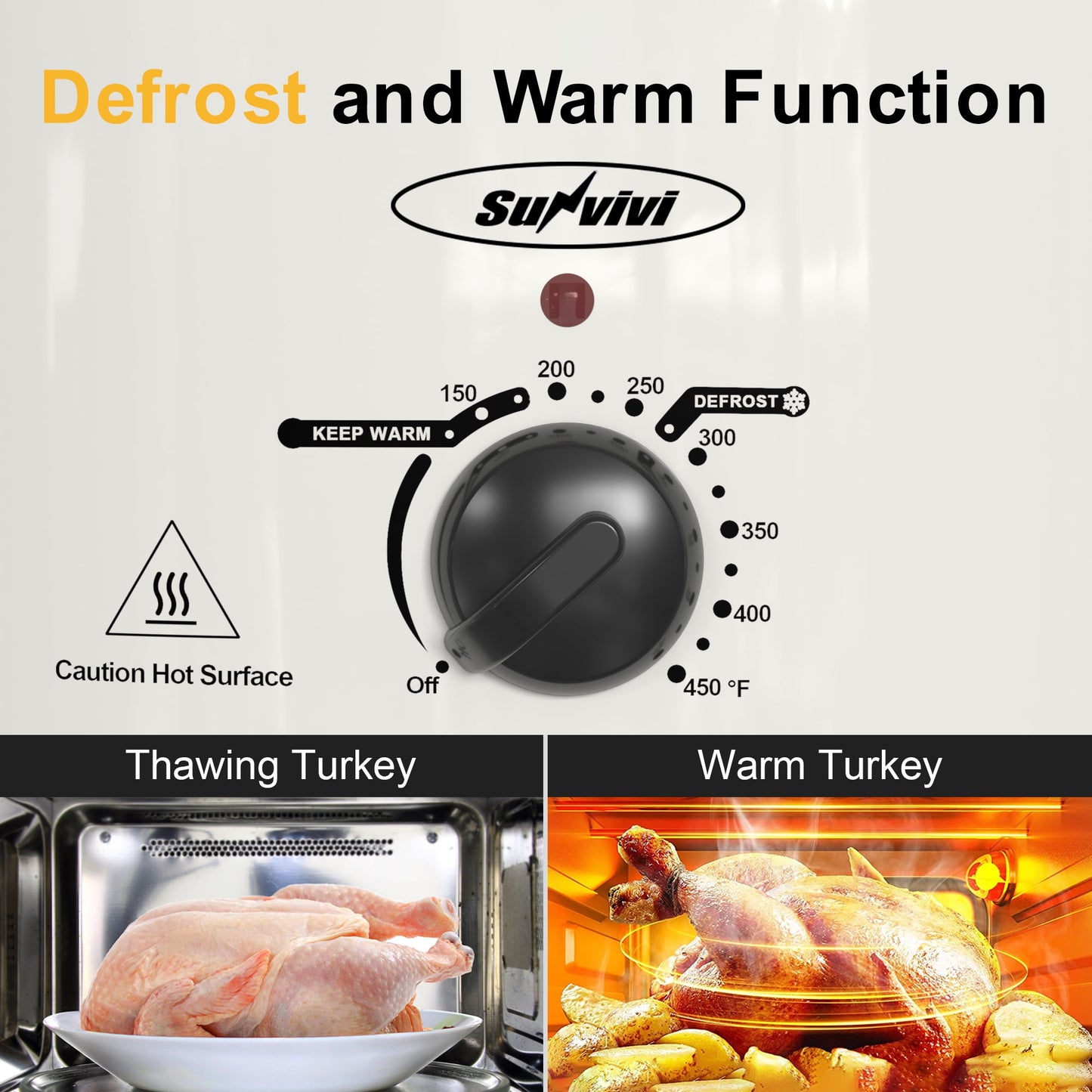 8 Quart Electric Roaster Oven