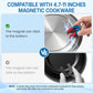 Heynemo Portable Induction Cooktop, 1800W Electric Induction Cooker Hot Plate 10 Power 14 Temperature Setting, Countertop Burner with Timer, Black