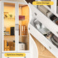 Heynemo 64'' Tall Display Cabinet with Acrylic Doors and LED Lights, White