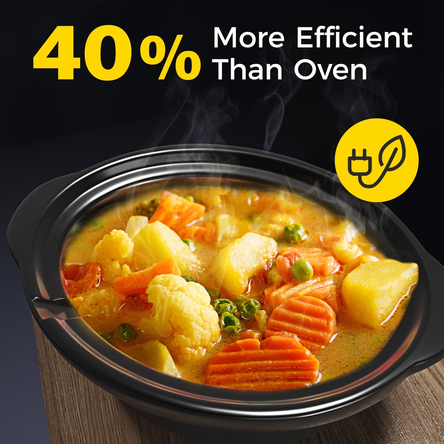 Sunvivi Triple Slow Cooker with 3 Spoons, 3 Pot 1.5 Quart Oval Crock Food Warmer Buffet Server, Stainless Steel