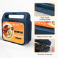 Heynemo Versatile 3-in-1 Waffle Maker & Panini Press, 1000W Electric Sandwich Maker with Removable Non-Stick Plates, Tempered Glass Lid, Cool Touch Handle & Easy Cleanup-2
