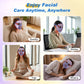 Sunvivi LED Light Therapy Face Mask with Red & Blue Light, 180 LEDs, Eye Warming, Home Skincare Device, Purple