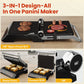 Sunvivi 3-in-1 Electric Indoor Grill & Griddle, 1600W Panini Press Sandwich Maker with 180¡ã Flat Open, Nonstick Plates, Locking Lid