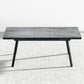 Royalcraft Patio Dining Expandable Table, 59"- 75" Aluminum Outdoor Dining Table, Rectangular Patio Table with Adjustable Feet, Metal Outdoor Table for 4-8 Person, Backyard Garden Porch Deck, Grey